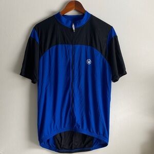 Canari Cobalt Blue and Black Cycling Blade Jersey Size XL NWT